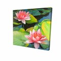 Begin Home Decor 16 x 16 in. Water Lilies & Lotus Flowers-Print on Canvas 2080-1616-FL186